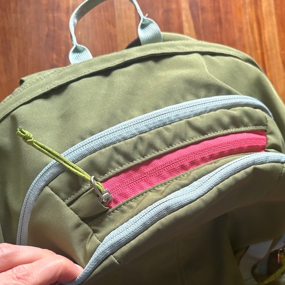Patagonia Refugio Backpack, Olive and Pink - Picture 3 of 7